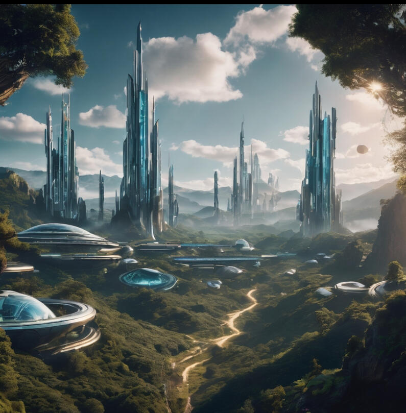 A dystopian community depicting the DAO NETWORK Community